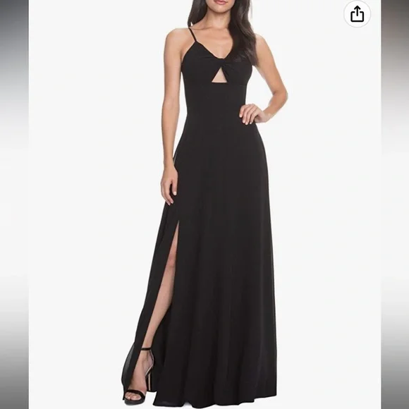 DRESS the POPULATION _ Cambria Black Maxi Dress - Picture 2 of 12